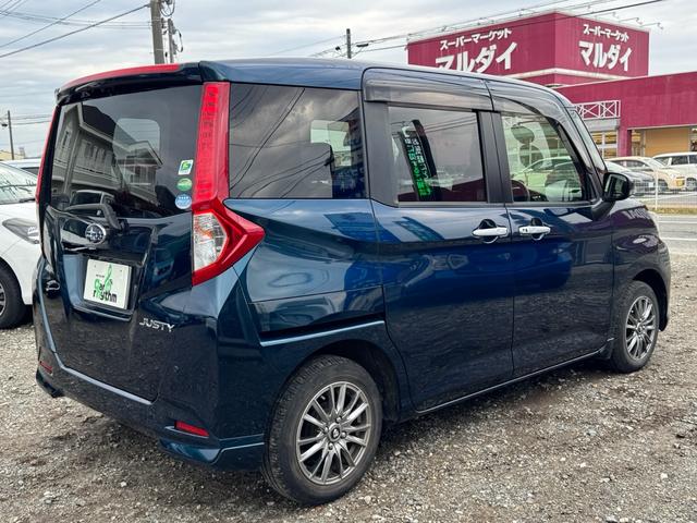 ジャスティ Ｇ　スマートアシスト　４ＷＤ　衝突防止機能　スマートキー　プッシュスタートエンジン　後席両側パワースライドドア　ワンオーナー　エンジンスターター　フルセグナビ　Ｂｌｕｅｔｏｏｔｈ　バックカメラ　ＥＴＣ　クルーズコントロール（9枚目）