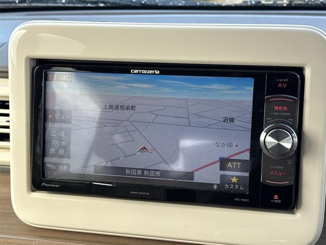 アルトラパン Ｘ　４ＷＤ　ＥＴＣ　全周囲カメラ　ナビ　ＴＶ　衝突被害軽減システム　オートライト　ＨＩＤ　スマートキー　アイドリングストップ　電動格納ミラー　シートヒーター　ベンチシート　ＣＶＴ　盗難防止システム　ＡＢＳ（8枚目）