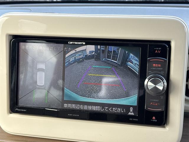 アルトラパン Ｘ　４ＷＤ　ＥＴＣ　全周囲カメラ　ナビ　ＴＶ　衝突被害軽減システム　オートライト　ＨＩＤ　スマートキー　アイドリングストップ　電動格納ミラー　シートヒーター　ベンチシート　ＣＶＴ　盗難防止システム　ＡＢＳ（10枚目）