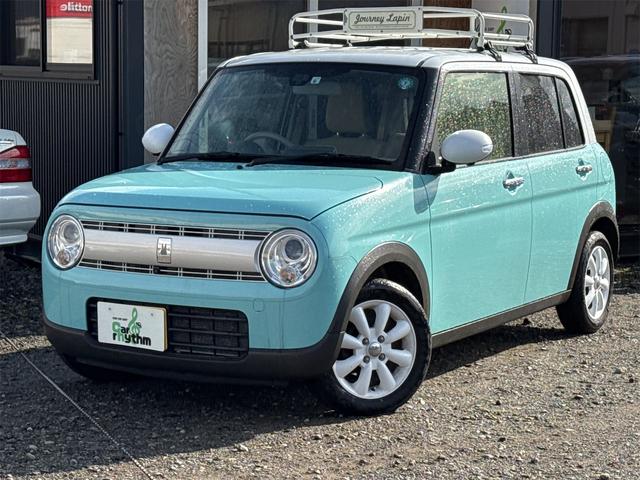 アルトラパン Ｘ　４ＷＤ　ＥＴＣ　全周囲カメラ　ナビ　ＴＶ　衝突被害軽減システム　オートライト　ＨＩＤ　スマートキー　アイドリングストップ　電動格納ミラー　シートヒーター　ベンチシート　ＣＶＴ　盗難防止システム　ＡＢＳ（18枚目）