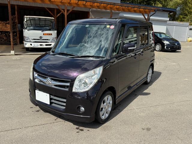 パレット Ｔ　保証１年　修復歴無し　ターボ　定期点検記録簿　ＨＤＤナビ　ワンセグ　ＥＴＣ　両側電動スライドドア　業者内装クリーニング　スマートキー２つ　車両取説　２０２３年夏タイヤ　関東仕入サビ無し　ＨＩＤ（3枚目）