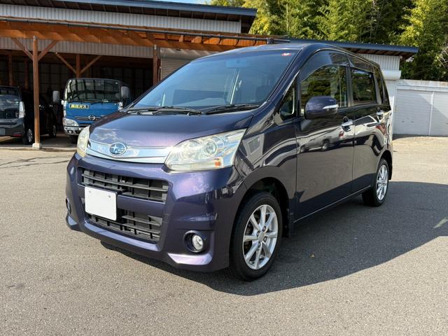 ステラ カスタムＲ　保証１年　修復歴無し　走行２．２万ｋ　ＳＤナビ　フルセグＴＶ　Ｂｌｕｅｔｏｏｔｈ　ＥＴＣ　スマートキー　業者内装クリーニング　ＣＶＴ　ブリヂストン夏タイヤ　タイミングチェーンエンジン　ＵＳＢ音楽接続（3枚目）