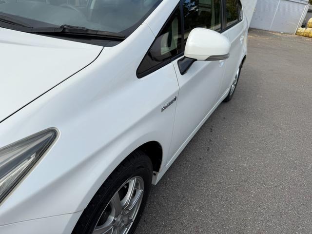 プリウス Ｓ　保証１年　修復歴無し　後期型　走行９．３万ｋ　ディーラー点検車　ＳＤナビ　ＡＵＸ　ワンセグＴＶ　バックカメラ　ＥＴＣ　車両取説　業者内装クリーニング　スマートキー　２０２１年製ダンロップスタッドレス（73枚目）