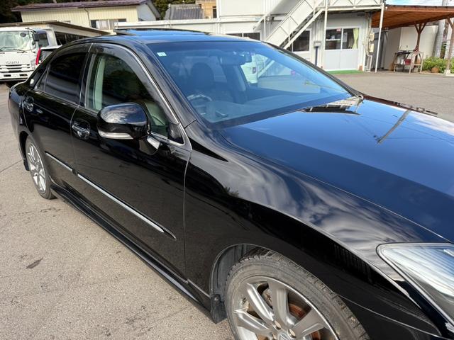 クラウン アスリート　後期型　修復歴無　サンルーフ　モデリスタフルエアロ　ＴＥＩＮ車高調　定期点検記録簿　ＨＤＤナビ　Ｂｌｕｅｔｏｏｔｈ　ＴＶ　バックカメラ　ＥＴＣ　車両取説　ユーザー買取　レザーシート　スマートキー２個（70枚目）