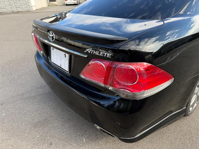 クラウン アスリート　後期型　修復歴無　サンルーフ　モデリスタフルエアロ　ＴＥＩＮ車高調　定期点検記録簿　ＨＤＤナビ　Ｂｌｕｅｔｏｏｔｈ　ＴＶ　バックカメラ　ＥＴＣ　車両取説　ユーザー買取　レザーシート　スマートキー２個（71枚目）