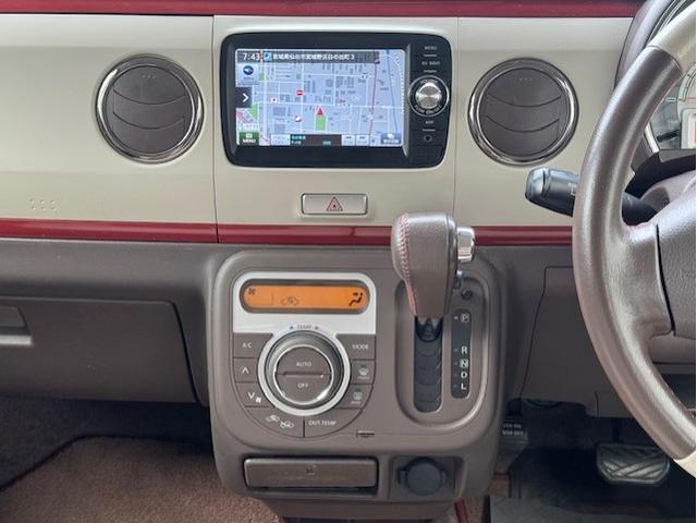 アルトラパンショコラ X スマホ連携ナビゲーション バックカメラ ビルトインETC プッシュスタート アイドリングストップ レザー調シート HIDヘッドライト 14インチアルミ 電動格納ウィンカーミラー シートリフター(8枚目)