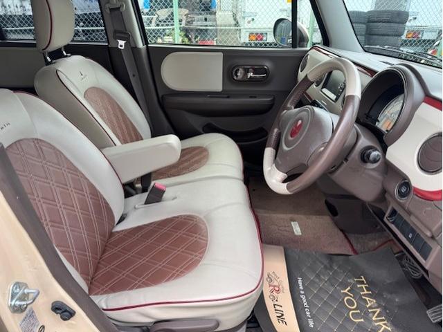 アルトラパンショコラ X スマホ連携ナビゲーション バックカメラ ビルトインETC プッシュスタート アイドリングストップ レザー調シート HIDヘッドライト 14インチアルミ 電動格納ウィンカーミラー シートリフター(22枚目)