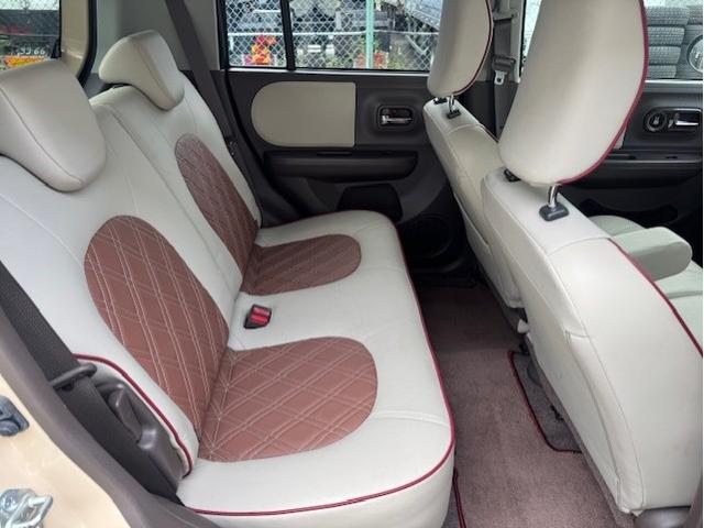 アルトラパンショコラ X スマホ連携ナビゲーション バックカメラ ビルトインETC プッシュスタート アイドリングストップ レザー調シート HIDヘッドライト 14インチアルミ 電動格納ウィンカーミラー シートリフター(25枚目)