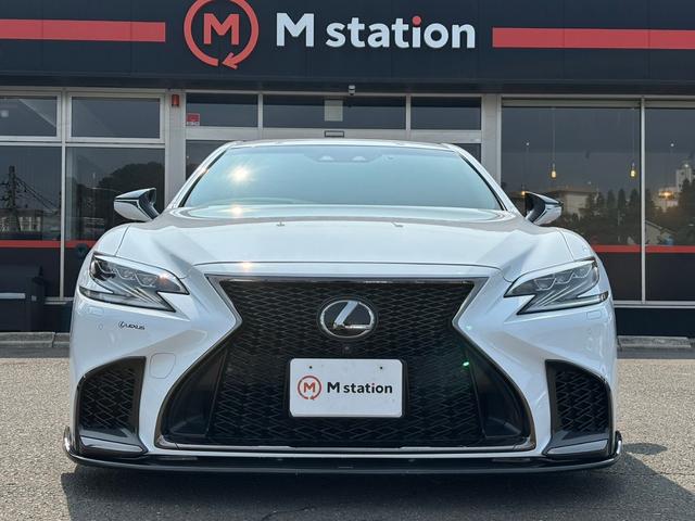 ＬＳ ＬＳ５００　Ｆスポーツ　エイムゲインエアロ　エイムゲインマフラー　サスコン　セーフティセンス　ＡＣＣ　エイムゲイン２０インチＡＷ　リアスポイラー　エアサスコントロール　ドラレコ　レーダー　純正ナビフルセグ３６０°カメラ（2枚目）