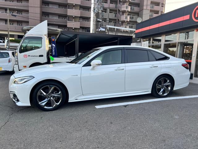 クラウンハイブリッド ＲＳアドバンス　純正ナビ　フルセグ　Ｂモニター　全周囲モニター　トヨタセーフティセンス　クリアランスソナー　ＢＳＭ　リアクロストラフィック　ヘッドアップディスプレイ　電動パーキングブレーキ　オートブレーキホールド（42枚目）