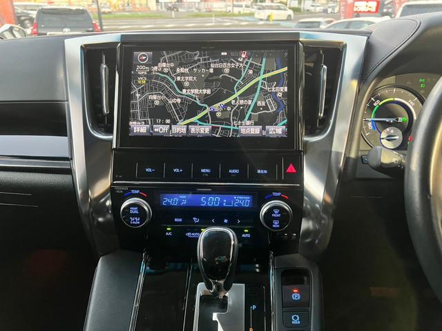 ヴェルファイアハイブリッド ＺＲ　４ＷＤ　フルセグ　純正１０インチメモリーナビ　ＤＶＤ再生　ミュージックプレイヤー接続可　後席モニター　バックカメラ　ＥＴＣ　ドラレコ　両側電動スライド　Ｐバックドア　ＬＥＤヘッドランプ（10枚目）
