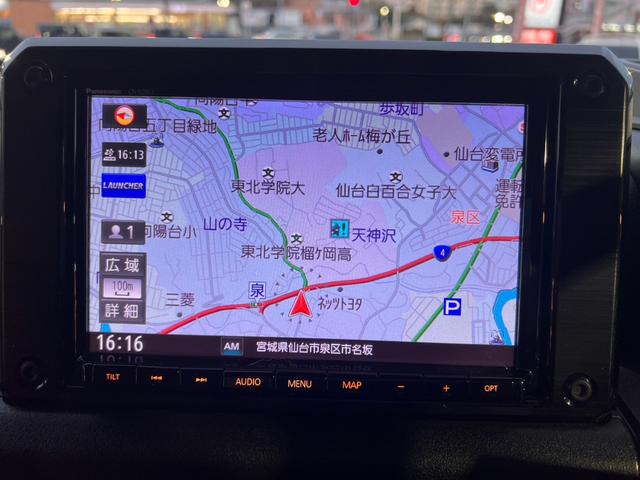 ジムニーシエラ ＪＣ　ワンオーナー　２インチリフトアップ　マッドテレインタイヤ　レイズ１５インチＡＷ　セーフティサポート　クルーズＣ　ダウンヒルアシスト　純正ナビフルセグＢカメラ　シートカバー（7枚目）