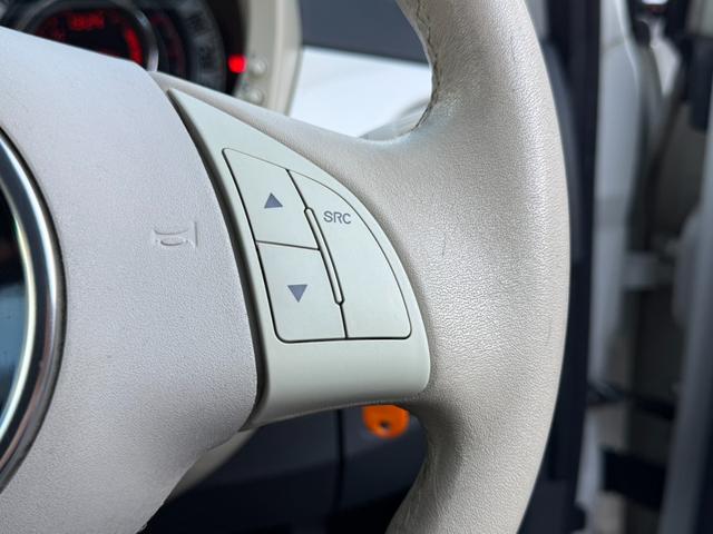 ５００ ツインエア　ポップ　レザーシート　外品レーダー　ステアリングリモコン　純正１５インチアルミ　キーレス（10枚目）