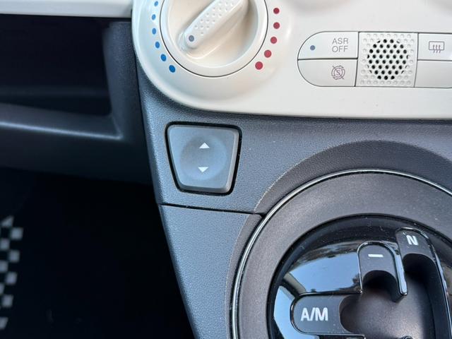 ５００ ツインエア　ポップ　レザーシート　外品レーダー　ステアリングリモコン　純正１５インチアルミ　キーレス（17枚目）