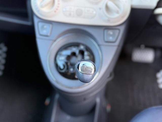 ５００ ツインエア　ポップ　レザーシート　外品レーダー　ステアリングリモコン　純正１５インチアルミ　キーレス（18枚目）