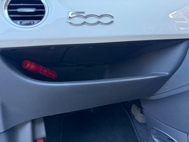 ５００ ツインエア　ポップ　レザーシート　外品レーダー　ステアリングリモコン　純正１５インチアルミ　キーレス（36枚目）