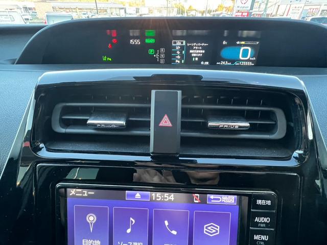 プリウス E ワンオーナー トヨタセーフティセンス ACC 純正ナビフルセグBカメラ LEDヘッドライト ETC プッシュスタート(14枚目)