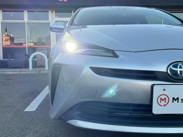 プリウス E ワンオーナー トヨタセーフティセンス ACC 純正ナビフルセグBカメラ LEDヘッドライト ETC プッシュスタート(62枚目)