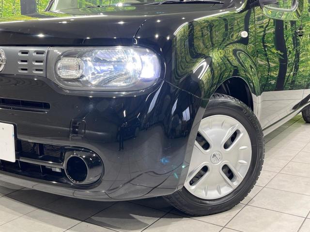 キューブ １５Ｘ　ＣＡＲＯＺＺＥＲＩＡ製ＳＤナビ　バックカメラ　禁煙車　スマートキー　オートエアコン　Ｂｌｕｅｔｏｏｔｈ再生　ＣＤ／ＤＶＤ再生　フルセグ　革巻きハンドル　ドアバイザー　盗難防止装置　プライバシーガラス（14枚目）