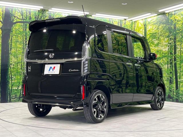 Ｎ－ＢＯＸカスタム Ｇ・ＥＸターボホンダセンシング　両側電動スライドドア　純正ＳＤナビ　バックカメラ　ホンダセンシング　レーダークルーズ　禁煙車　ハーフレザーシート　シートヒーター　ドラレコ　コーナーセンサー　レーンキープ　スマートキー　ＬＥＤヘッド（18枚目）
