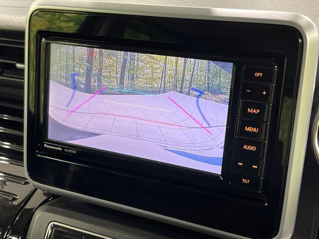 スペーシアカスタム ハイブリッドGS 電動スライドドア 純正SDナビ バックカメラ 禁煙車 衝突軽減装置 シートヒーター スマートキー オートエアコン オートライト クリアランスソナー LEDヘッド LEDフォグ Bluetooth再生(5枚目)