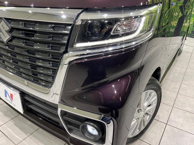 スペーシアカスタム ハイブリッドGS 電動スライドドア 純正SDナビ バックカメラ 禁煙車 衝突軽減装置 シートヒーター スマートキー オートエアコン オートライト クリアランスソナー LEDヘッド LEDフォグ Bluetooth再生(13枚目)