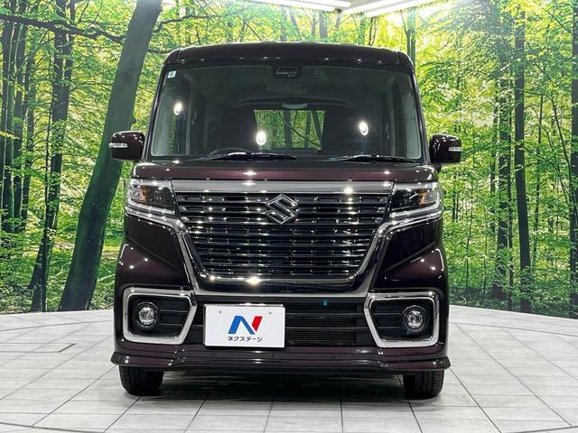 スペーシアカスタム ハイブリッドGS 電動スライドドア 純正SDナビ バックカメラ 禁煙車 衝突軽減装置 シートヒーター スマートキー オートエアコン オートライト クリアランスソナー LEDヘッド LEDフォグ Bluetooth再生(15枚目)