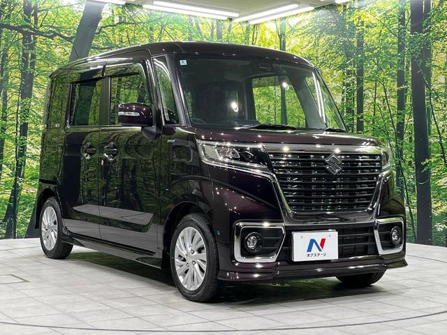 スペーシアカスタム ハイブリッドGS 電動スライドドア 純正SDナビ バックカメラ 禁煙車 衝突軽減装置 シートヒーター スマートキー オートエアコン オートライト クリアランスソナー LEDヘッド LEDフォグ Bluetooth再生(17枚目)