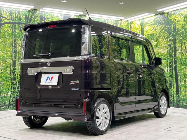 スペーシアカスタム ハイブリッドGS 電動スライドドア 純正SDナビ バックカメラ 禁煙車 衝突軽減装置 シートヒーター スマートキー オートエアコン オートライト クリアランスソナー LEDヘッド LEDフォグ Bluetooth再生(18枚目)
