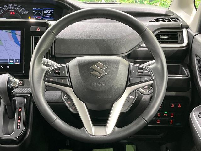 ソリオバンディット ハイブリッドMV 4WD 両側電動スライドドア 純正8型ナビ 全周囲カメラ 衝突被害軽減システム レーダークルーズ 禁煙車 コーナーセンサー スマートキー LEDヘッド オートハイビーム 車線逸脱警報 オートライト(12枚目)