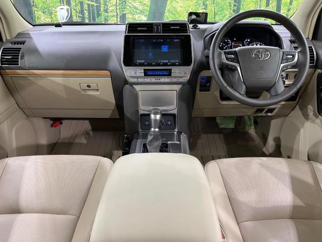 ランドクルーザープラド ＴＸ　Ｌパッケージ　４ＷＤ　サンルーフ　純正９型ＳＤナビ　バックカメラ　セーフティセンス　レーダークルーズ　禁煙車　レザーシート　前席シートエアコン　ドラレコ　コーナーセンサー　スマートキー　ＬＥＤヘッド　ＥＴＣ２．０（2枚目）