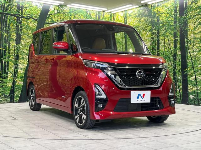 ルークス ハイウェイスター Gターボプロパイロットエディション 4WD 両側電動スライドドア 純正SDナビ 全周囲カメラ 衝突被害軽減システム レーダークルーズ 禁煙車 ハーフレザーシート ドラレコ コーナーセンサー スマートキー LEDヘッド ビルトインETC(17枚目)