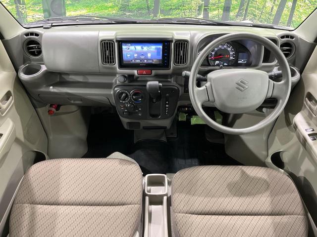 エブリイ PC 4WD 純正SDナビ バックカメラ 禁煙車 衝突軽減装置 ETC オートライト クリアランスソナー キーレス 電動格納ミラー ドアバイザー プライバシーガラス 盗難防止システム パワーステアリング(2枚目)