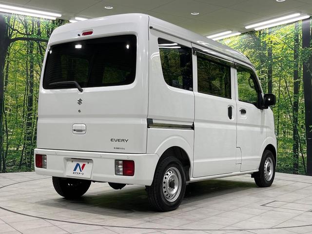 エブリイ PC 4WD 純正SDナビ バックカメラ 禁煙車 衝突軽減装置 ETC オートライト クリアランスソナー キーレス 電動格納ミラー ドアバイザー プライバシーガラス 盗難防止システム パワーステアリング(18枚目)