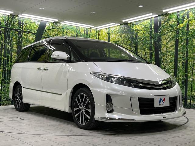 エスティマ アエラス プレミアムエディション モデリスタエアロ 両側電動スライドドア 後席モニター SDナビ バックカメラ 禁煙車 寒冷地仕様 パワーシート パワーバックドア オートライト HIDヘッド ETC クルコン ドラレコ ドアバイザー(18枚目)