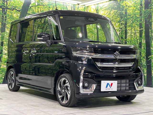 スペーシアカスタム ハイブリッドXS 届出済未使用車 両側電動スライドドア 衝突軽減装置 レーダークルーズ シートヒーター スマートキー オートライト LEDヘッド LEDフォグ クリアランスソナー 電動格納ミラー プライバシーガラス(17枚目)