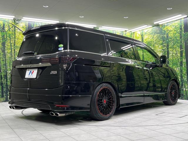 エルグランド 250ハイウェイスタープレミアム 4WD 両側電動ドア 純正SDナビ バックカメラ 電動リアゲート レザーシート ドラレコ スマートキー HIDヘッド ビルトインETC クルコン オートライト デュアルエアコン 助手席電動オットマン(19枚目)