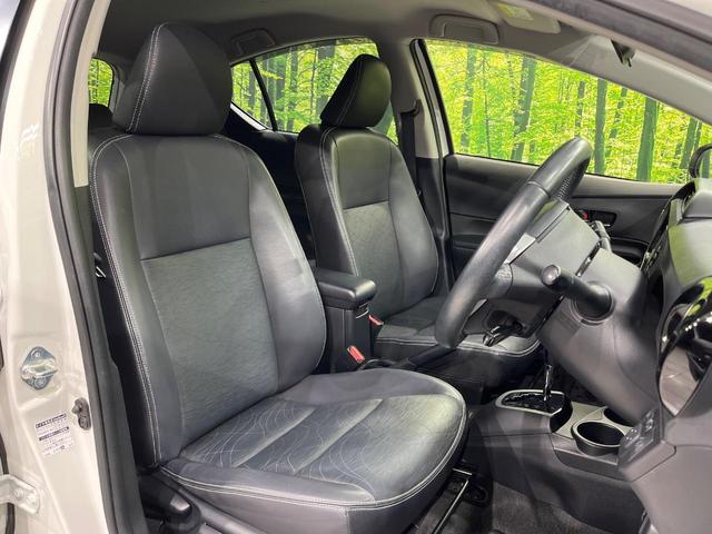 アクア Gブラックソフトレザーセレクション 純正SDナビ 寒冷地仕様 禁煙車 ハーフレザーシート スマートキー クルーズコントロール オートライト オートエアコン Bluetooth CD DVD再生 地デジ 盗難防止装置 衝突安全ボディ(9枚目)