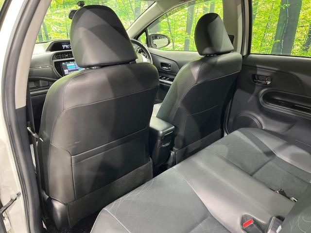 アクア Gブラックソフトレザーセレクション 純正SDナビ 寒冷地仕様 禁煙車 ハーフレザーシート スマートキー クルーズコントロール オートライト オートエアコン Bluetooth CD DVD再生 地デジ 盗難防止装置 衝突安全ボディ(35枚目)