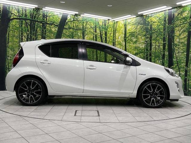 アクア Gブラックソフトレザーセレクション 純正SDナビ 寒冷地仕様 禁煙車 ハーフレザーシート スマートキー クルーズコントロール オートライト オートエアコン Bluetooth CD DVD再生 地デジ 盗難防止装置 衝突安全ボディ(52枚目)