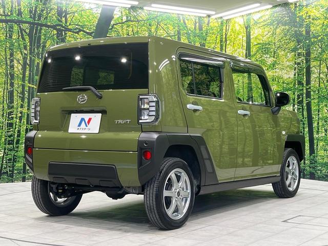 タフト X ガラスルーフ 純正SDナビ バックカメラ 禁煙車 衝突軽減装置 寒冷地仕様 先行車発信お知らせ 誤発信抑制機能 通信用USBポート オートブレーキホールド オートハイビーム コーナーセンサー(18枚目)