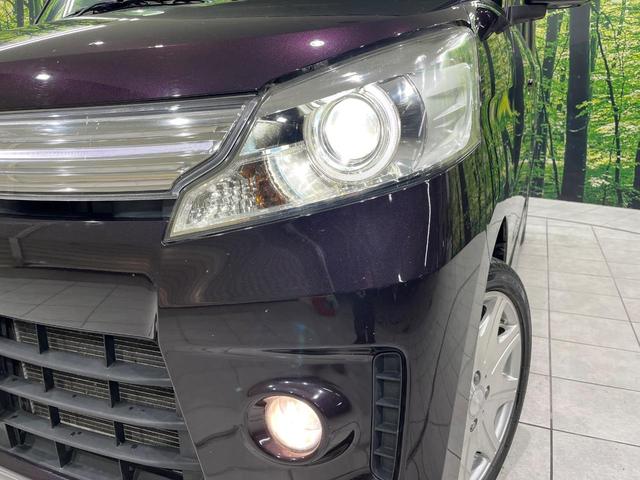 スペーシアカスタム GS パナソニック製SDナビ 衝突被害軽減システム スマートキー シートヒーター アイドリングストップ HIDヘッド オートライト オートエアコン CD DVD再生 フルセグ 盗難防止装置 衝突安全ボディ(13枚目)