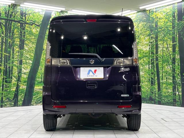 スペーシアカスタム GS パナソニック製SDナビ 衝突被害軽減システム スマートキー シートヒーター アイドリングストップ HIDヘッド オートライト オートエアコン CD DVD再生 フルセグ 盗難防止装置 衝突安全ボディ(16枚目)