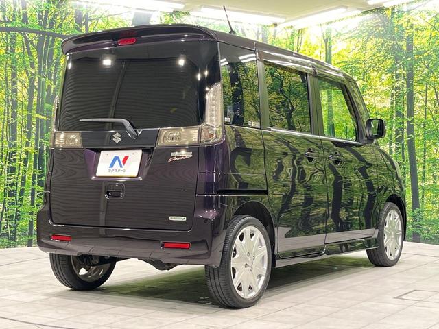 スペーシアカスタム GS パナソニック製SDナビ 衝突被害軽減システム スマートキー シートヒーター アイドリングストップ HIDヘッド オートライト オートエアコン CD DVD再生 フルセグ 盗難防止装置 衝突安全ボディ(18枚目)