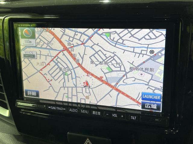 スペーシアカスタム GS パナソニック製SDナビ 衝突被害軽減システム スマートキー シートヒーター アイドリングストップ HIDヘッド オートライト オートエアコン CD DVD再生 フルセグ 盗難防止装置 衝突安全ボディ(26枚目)