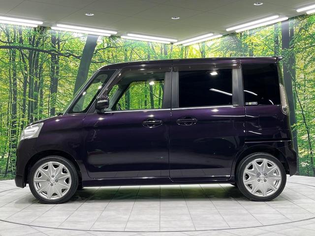 スペーシアカスタム GS パナソニック製SDナビ 衝突被害軽減システム スマートキー シートヒーター アイドリングストップ HIDヘッド オートライト オートエアコン CD DVD再生 フルセグ 盗難防止装置 衝突安全ボディ(47枚目)