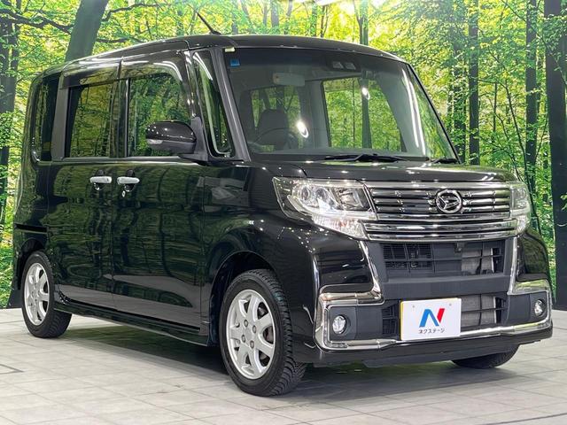 タント カスタムX トップエディションリミテッドSAIII 両側電動スライドドア 純正SDナビ 禁煙車 衝突軽減装置 スマートキー シートヒーター ETC オートエアコン オートライト LEDヘッド オートマチックハイビーム アイドリングストップ ドアバイザー(17枚目)