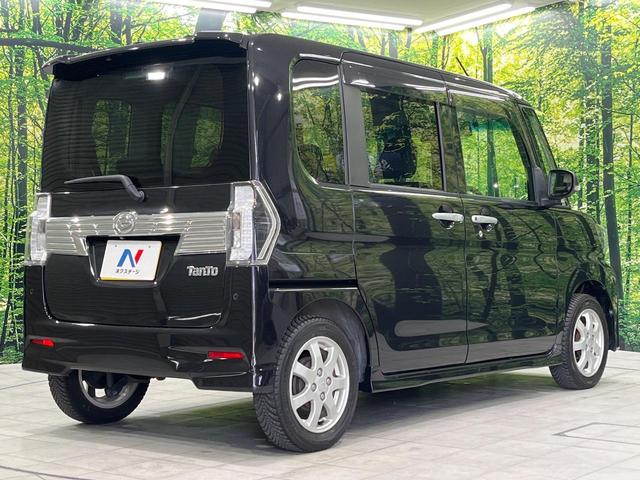 タント カスタムX トップエディションリミテッドSAIII 両側電動スライドドア 純正SDナビ 禁煙車 衝突軽減装置 スマートキー シートヒーター ETC オートエアコン オートライト LEDヘッド オートマチックハイビーム アイドリングストップ ドアバイザー(18枚目)