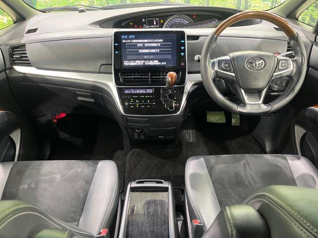 エスティマ アエラス　プレミアム－Ｇ　４ＷＤ　モデリスタエアロ　純正ＳＤナビ　両側電動ドア　後席モニター　バックカメラ　セーフティーセンス　禁煙車　ハーフレザーシート　パワーシート　ドラレコ　コーナーセンサー　スマートキー　ＬＥＤヘッド（2枚目）