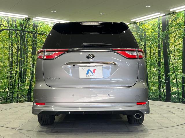 エスティマ アエラス　プレミアム－Ｇ　４ＷＤ　モデリスタエアロ　純正ＳＤナビ　両側電動ドア　後席モニター　バックカメラ　セーフティーセンス　禁煙車　ハーフレザーシート　パワーシート　ドラレコ　コーナーセンサー　スマートキー　ＬＥＤヘッド（17枚目）